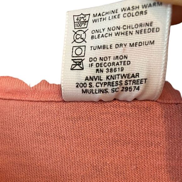 Anvil Sz L 1994 Maiden West Vtg Cotton Embroidered Indian Cactus Graphic T-Shirt - Picture 7 of 7